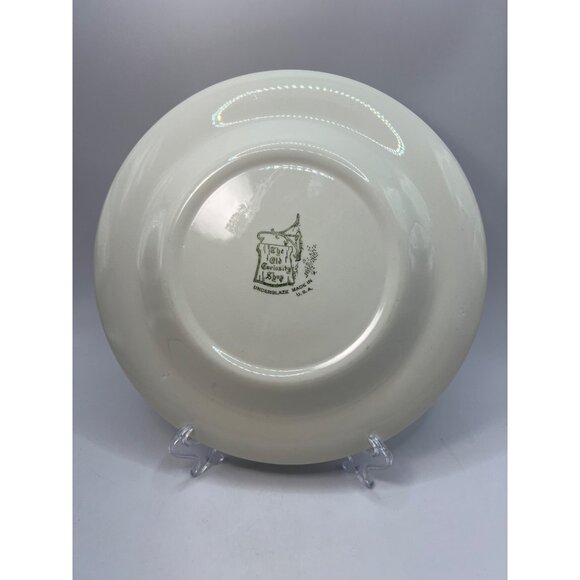 Vtg Plate The Old Curiosity Shop Underglaze - Picture 6 of 8